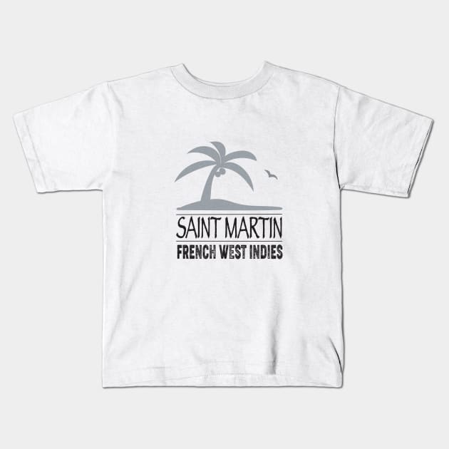 Saint Martin French west Indies Kids T-Shirt by Nicomaja